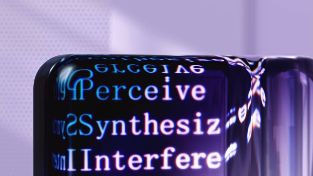 AI technology exhibition hall with holographic displays
