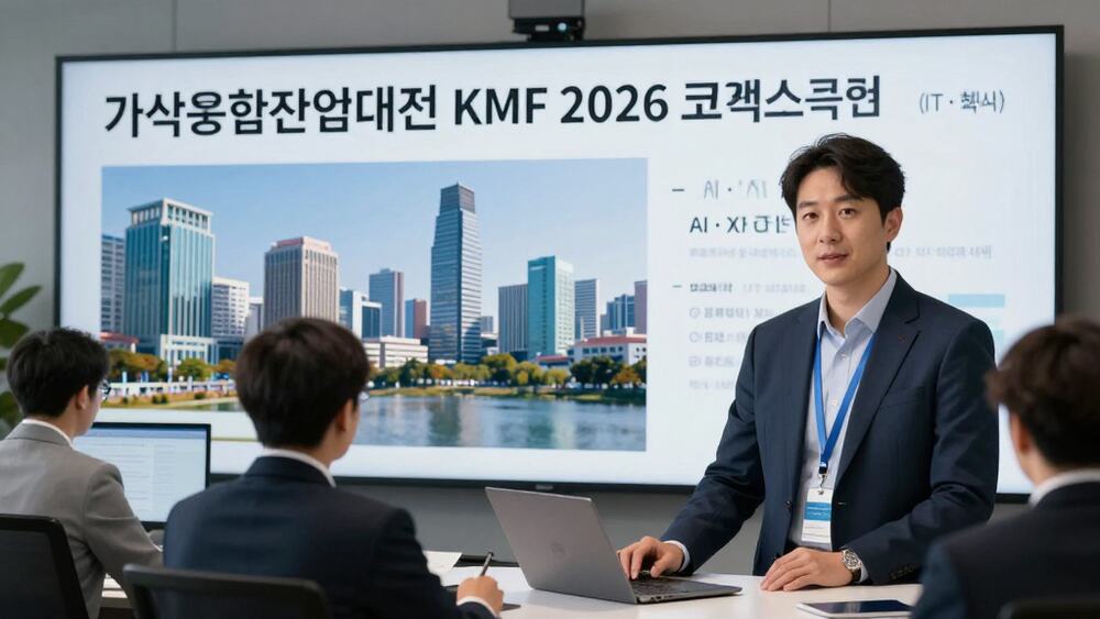 가상융합산업대전 KMF 2026 코엑스 개최 — AI·XR 융합 한자리에