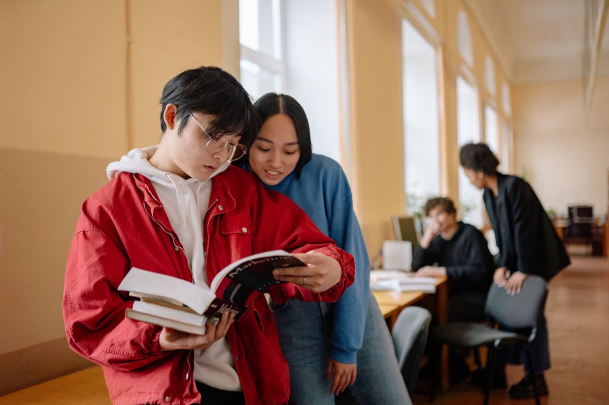 Korean university international student lounge