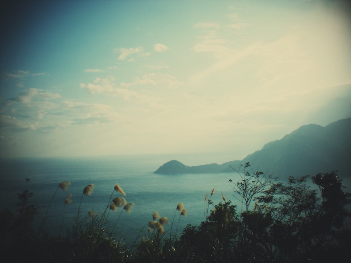台湾の湖の風景